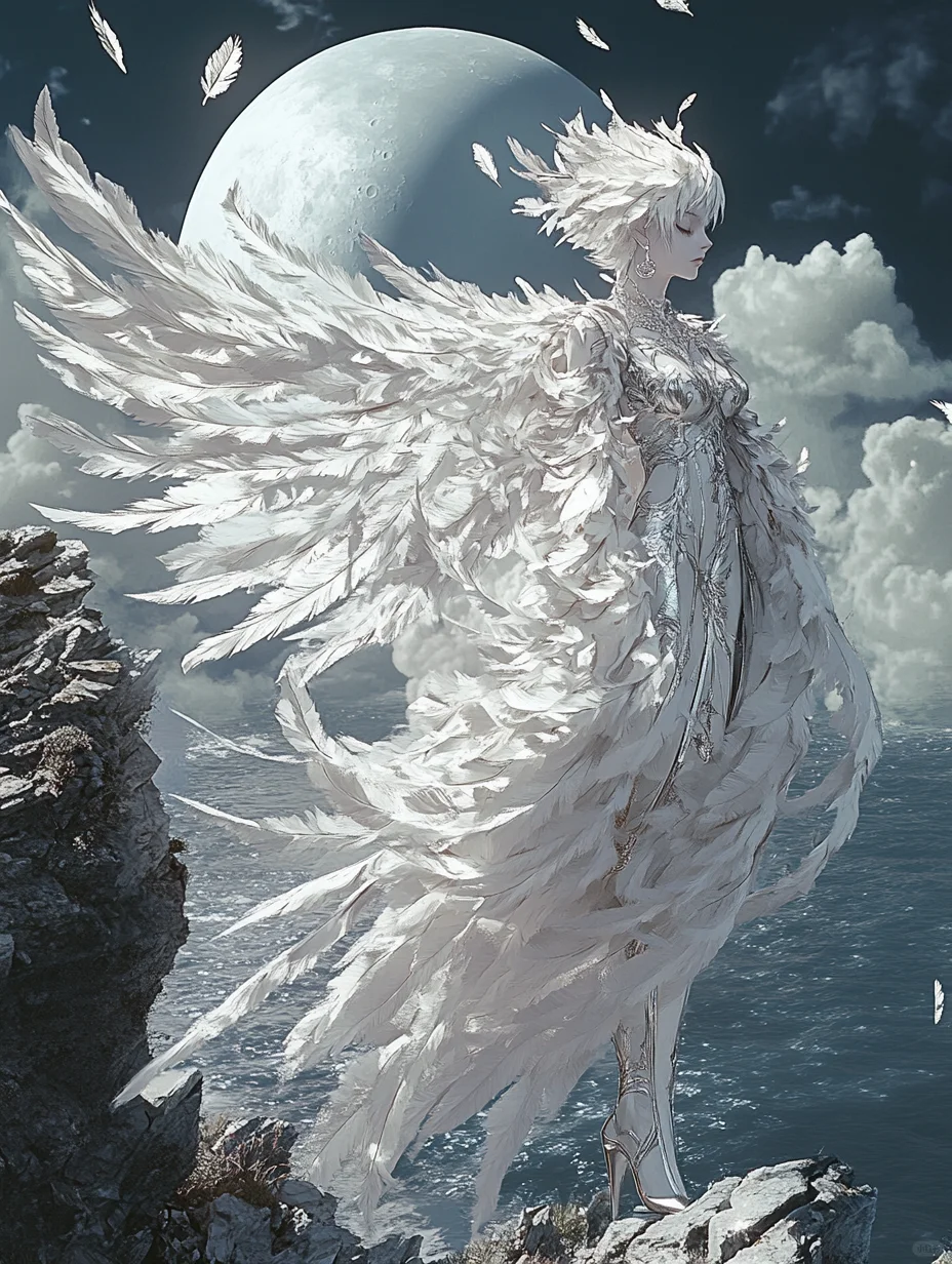 每一根羽毛，都是月光的囚牢。