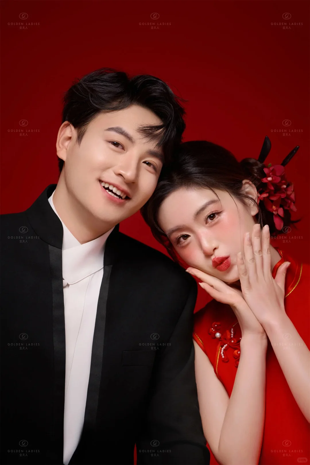 赢麻了❗️拍的旗袍新中式婚纱照惊艳了时光