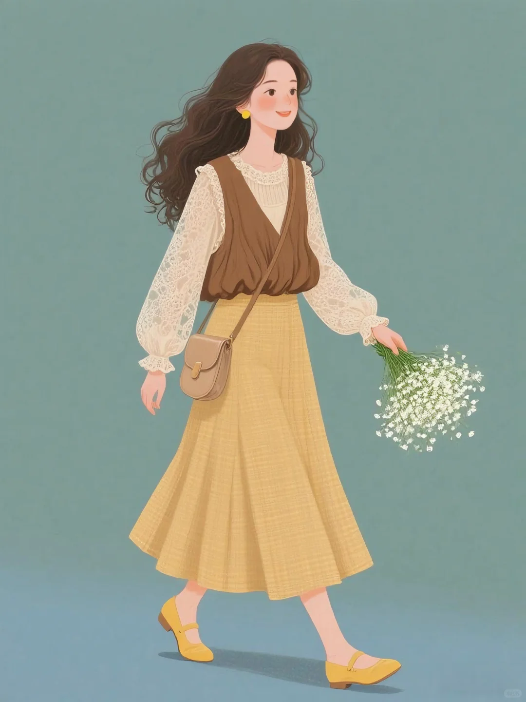 裙角清扬|选一件初秋的裙子展现初秋的温柔