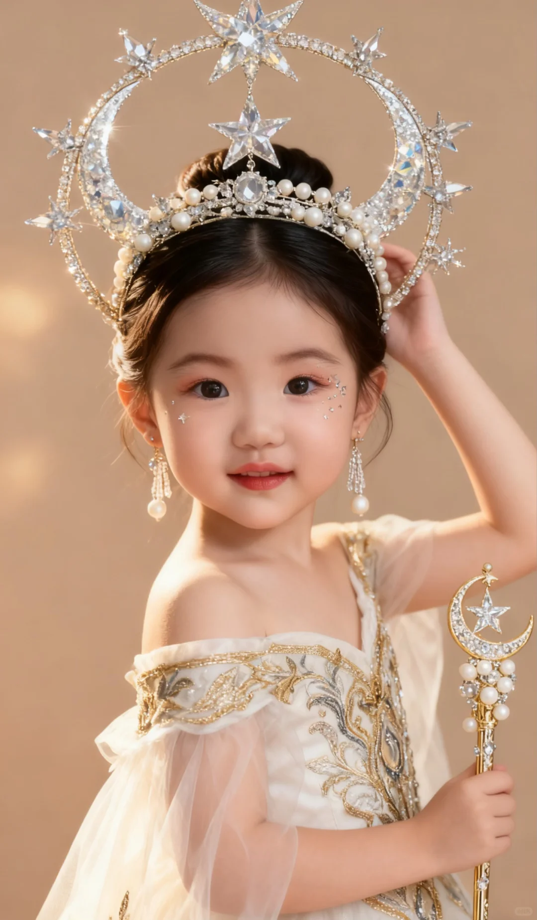 ✨女宝Ai写真┃🌙闪闪发光的星月女神风【原创】