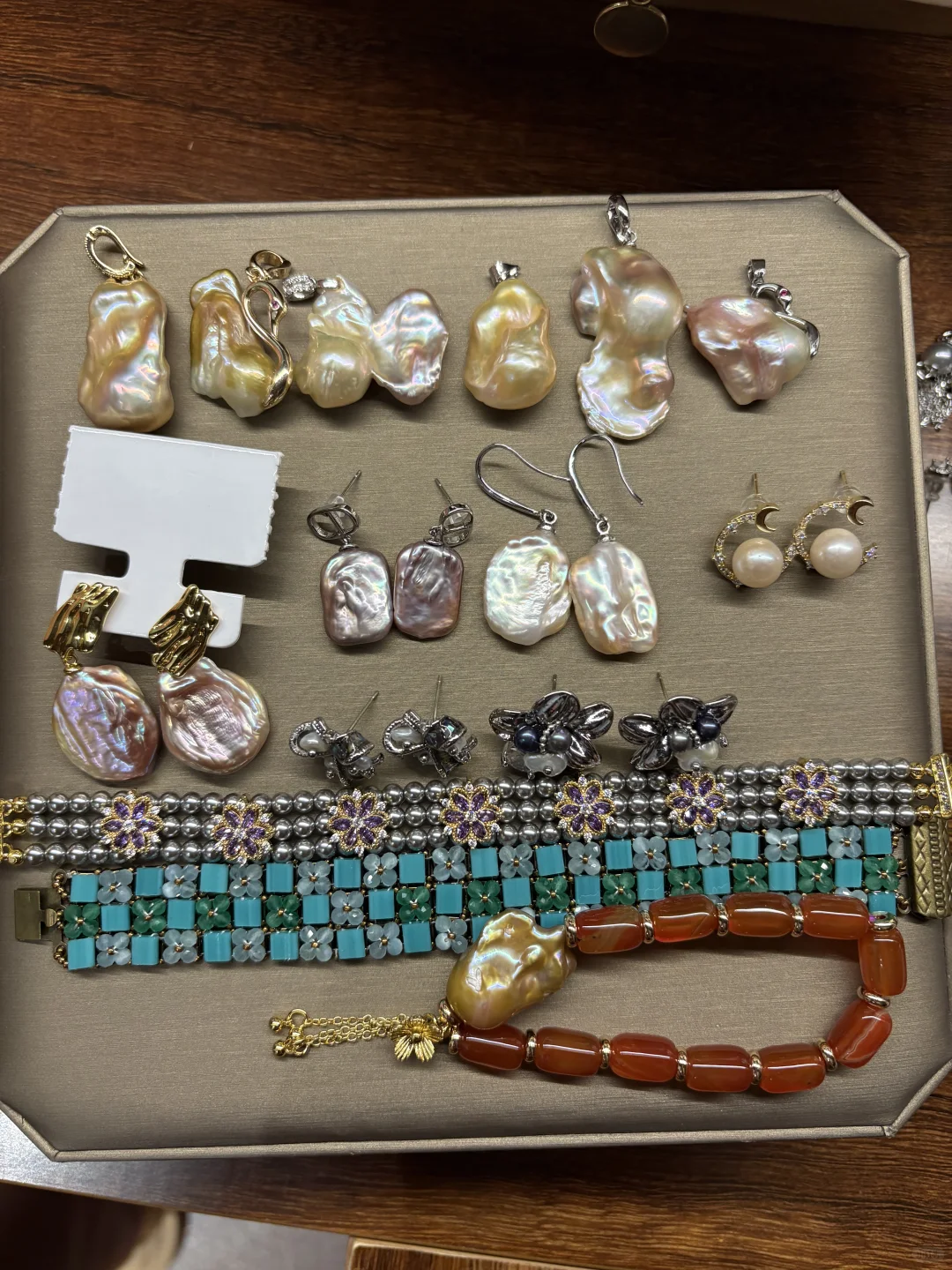 50一件三件包邮出闲置天然淡水珍珠巴洛克饰