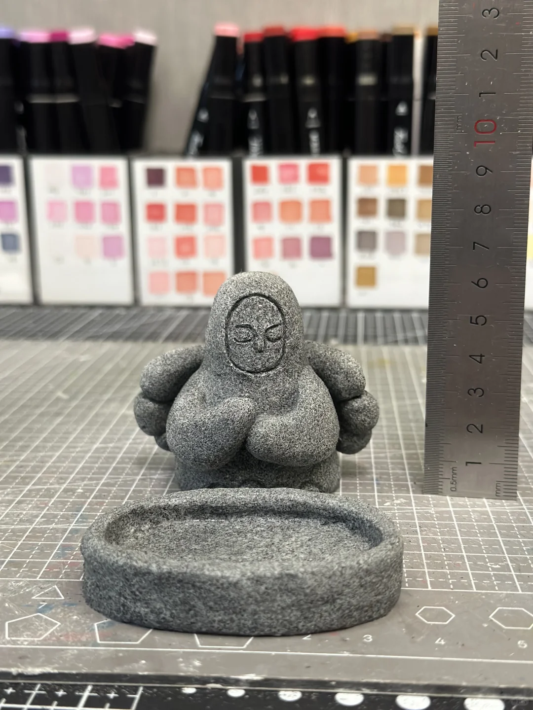 岩塑粘土🪨赛尔达女神像→放labubu不过分吧