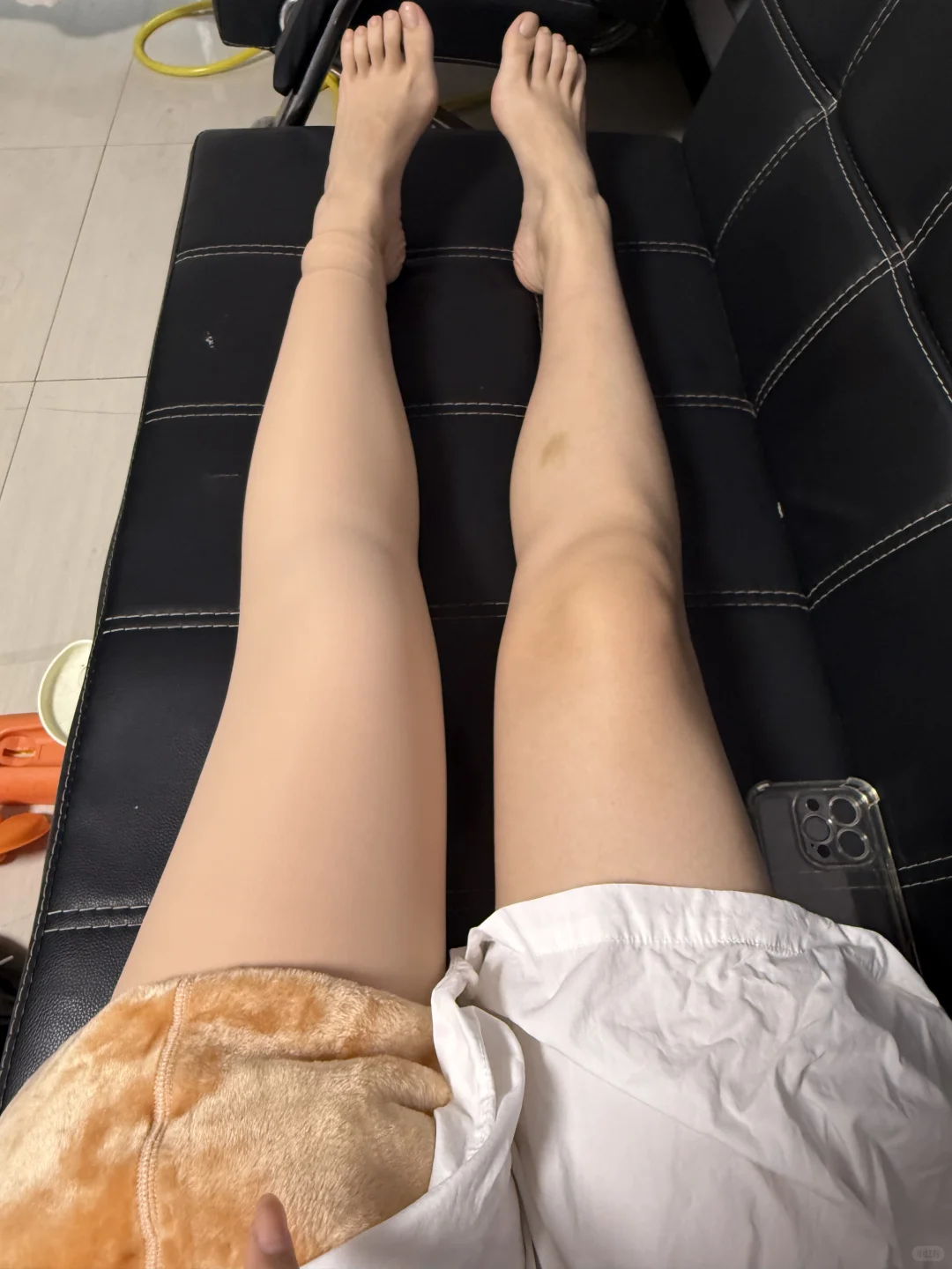 九分光腿神器🍎原相机实况图直出毛孔清晰可