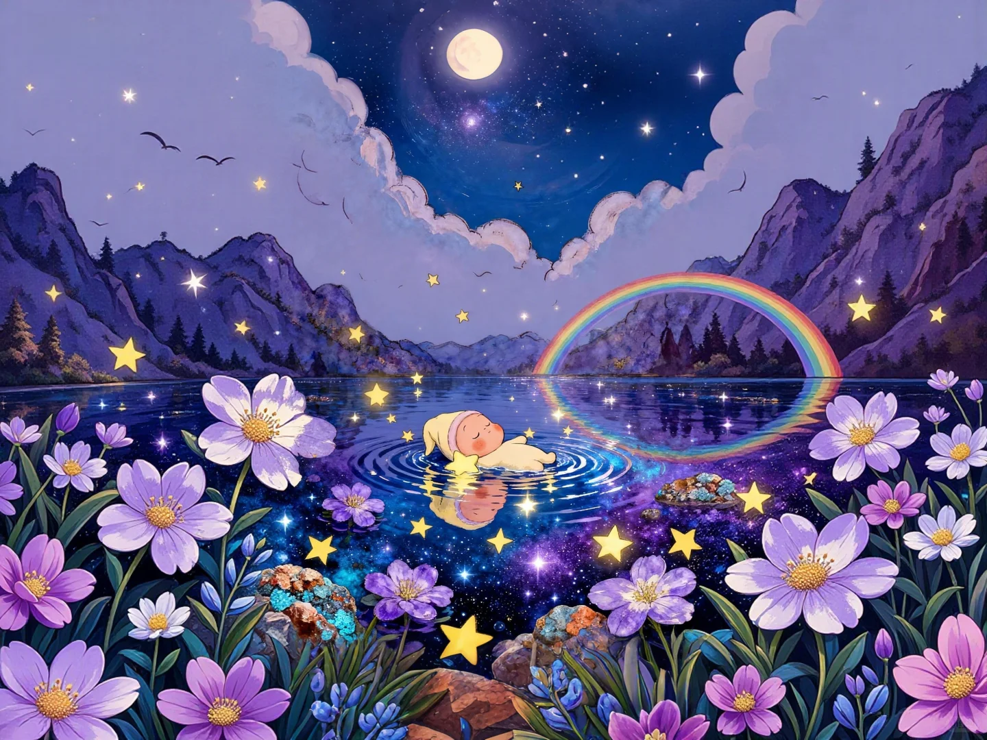 iPad壁纸 | 和星星人说晚安吧