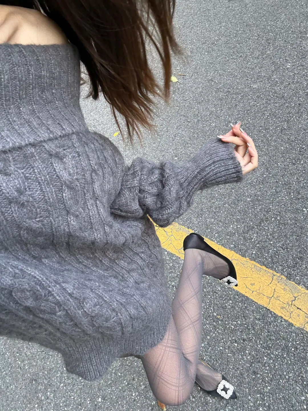 秋天穿灰色也好好看！！美丽冻人