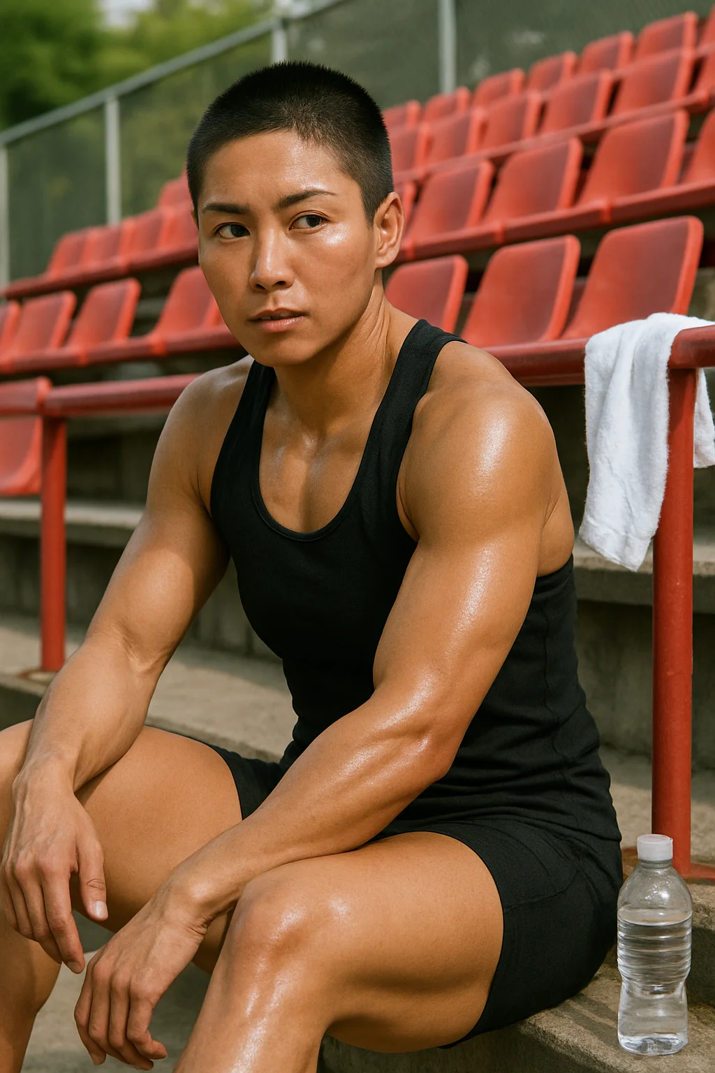 【寸头脱弱役】女人中的女人