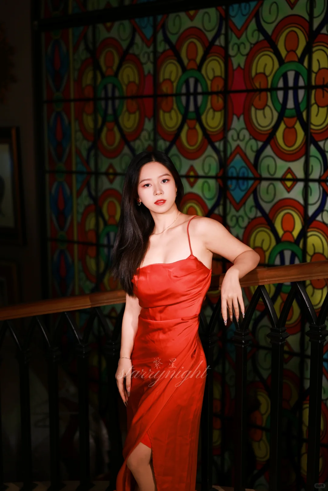 就像一朵盛开的红色玫瑰🌹