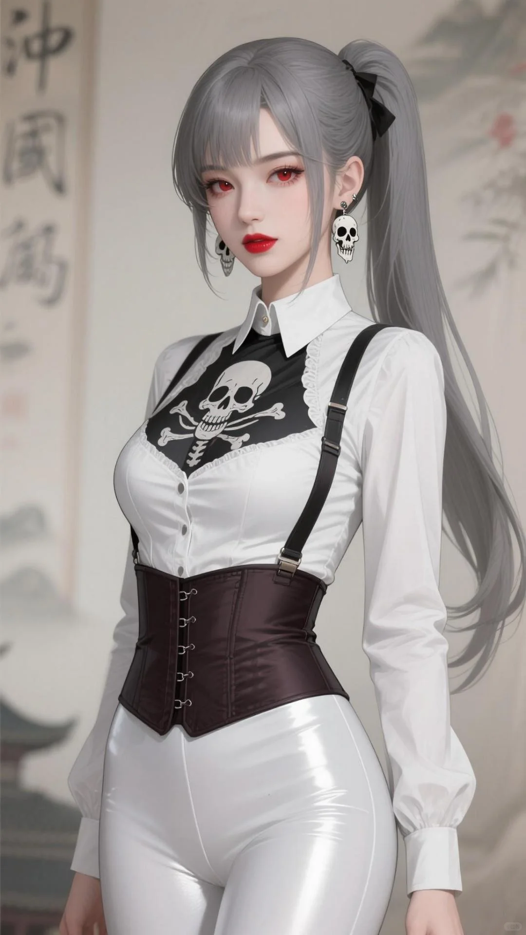 壁纸分享：美女小姐姐的上半身特写