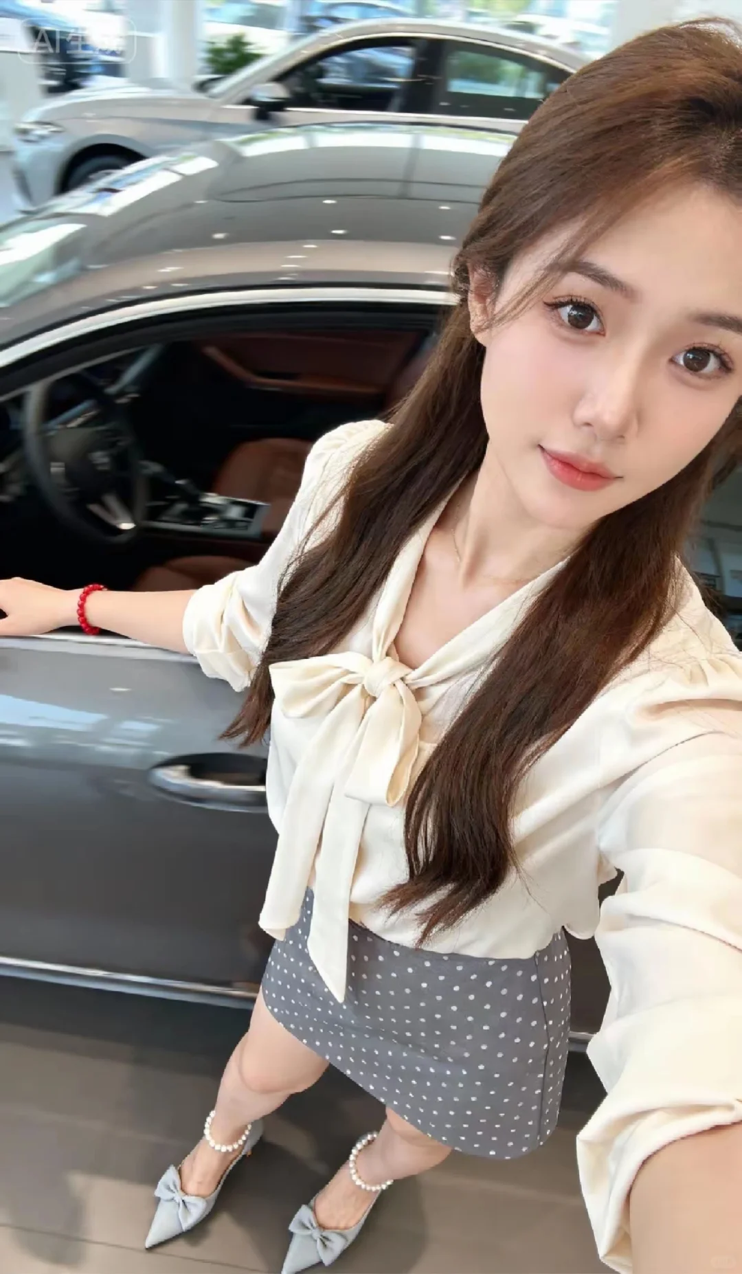 女生美图分享｜老板，我又来卖车啦！