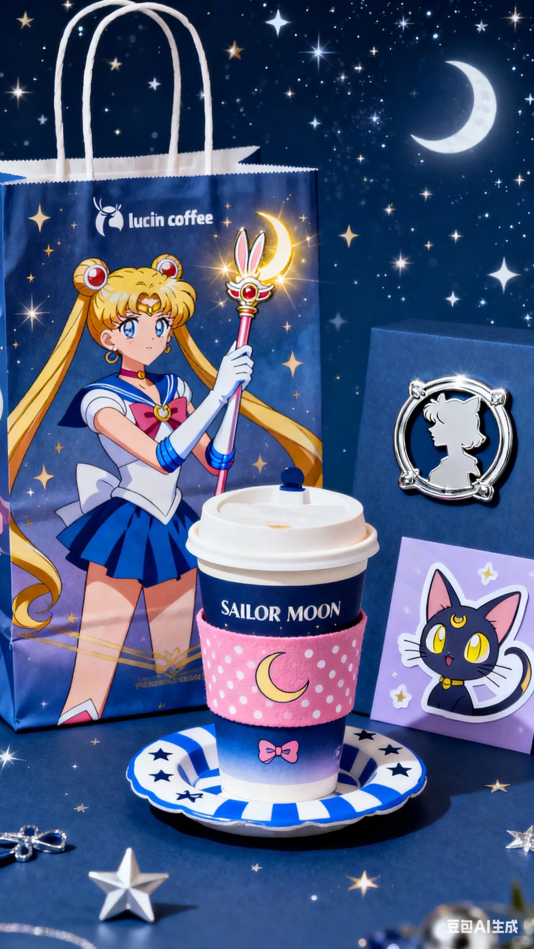 假如瑞幸联名美少女战士