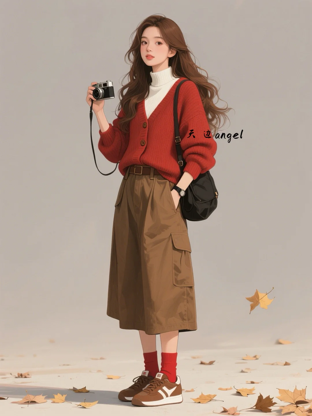 早秋穿搭| 愿你眼里有光，心中有爱