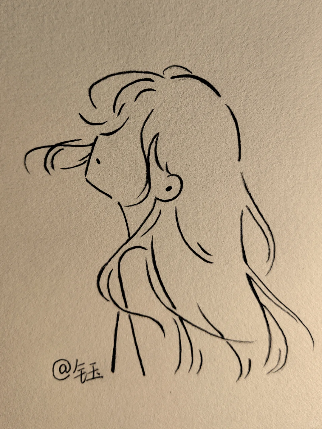 简笔画：今天这个线条太喜欢了～🫰🏻