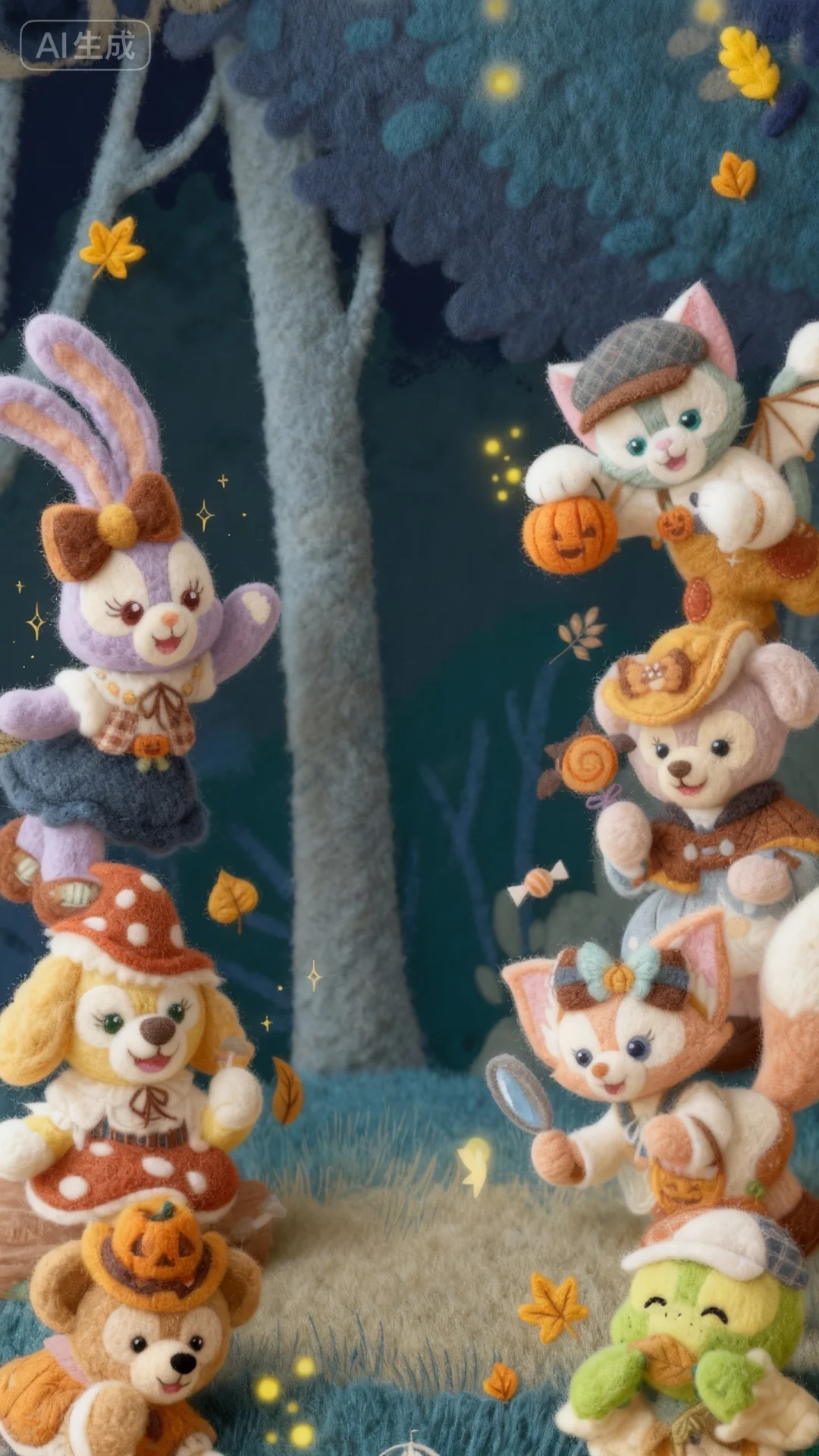 迪士尼毛绒壁纸第二弹 好温暖哦