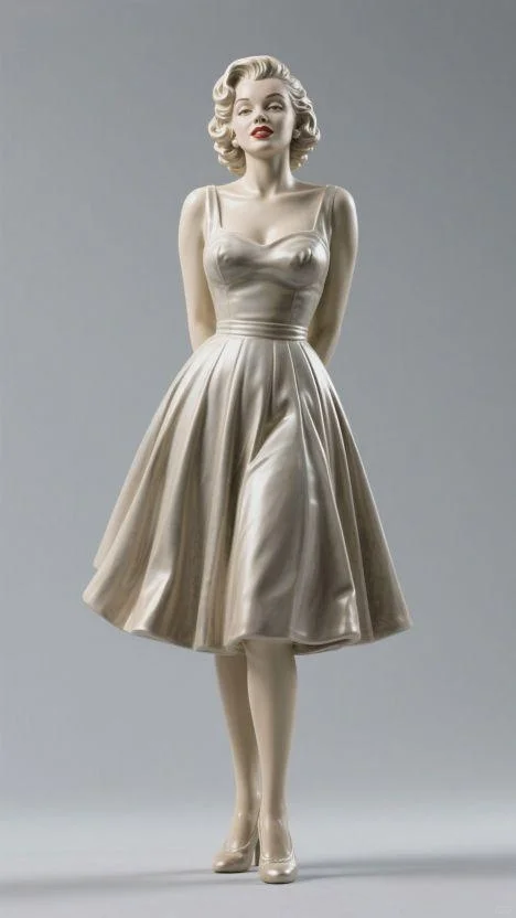 ai设计玛丽莲梦露的雕像，性感的代名词