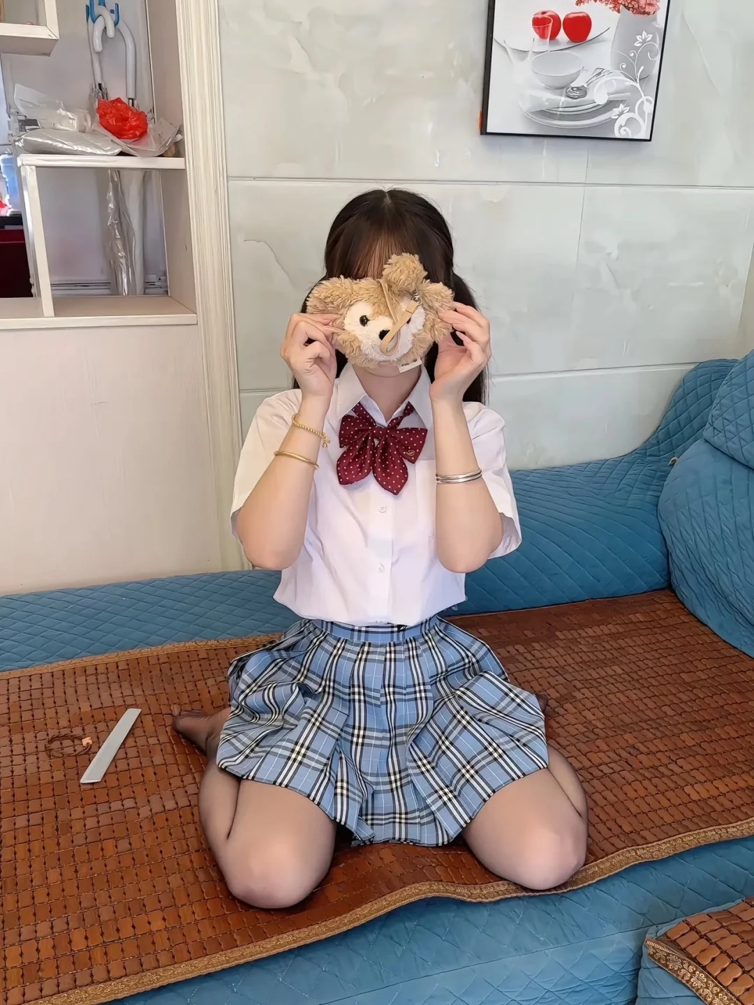 女孩子扎双马尾真的好萌啊~~