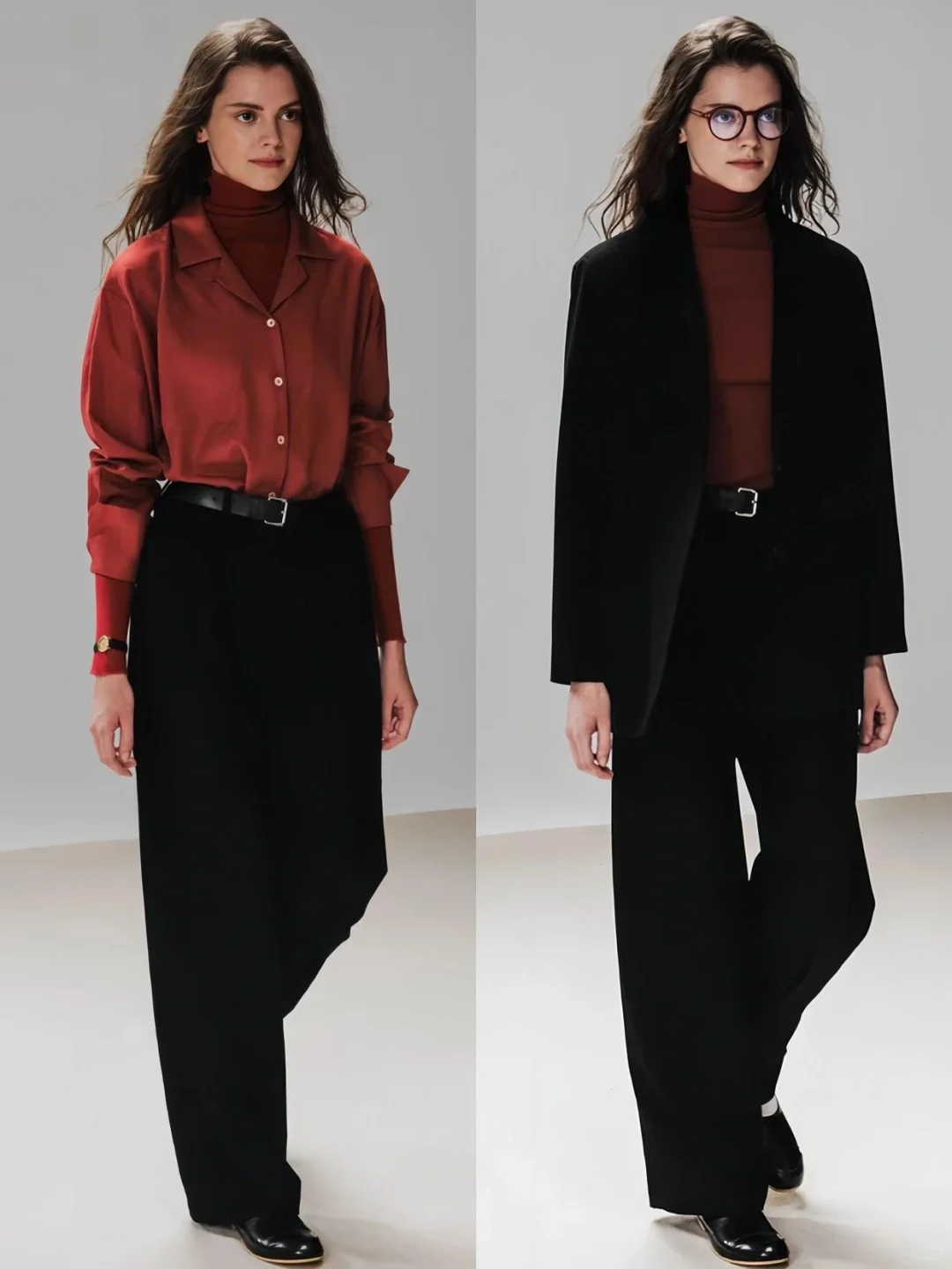 90年代复古通勤穿搭～