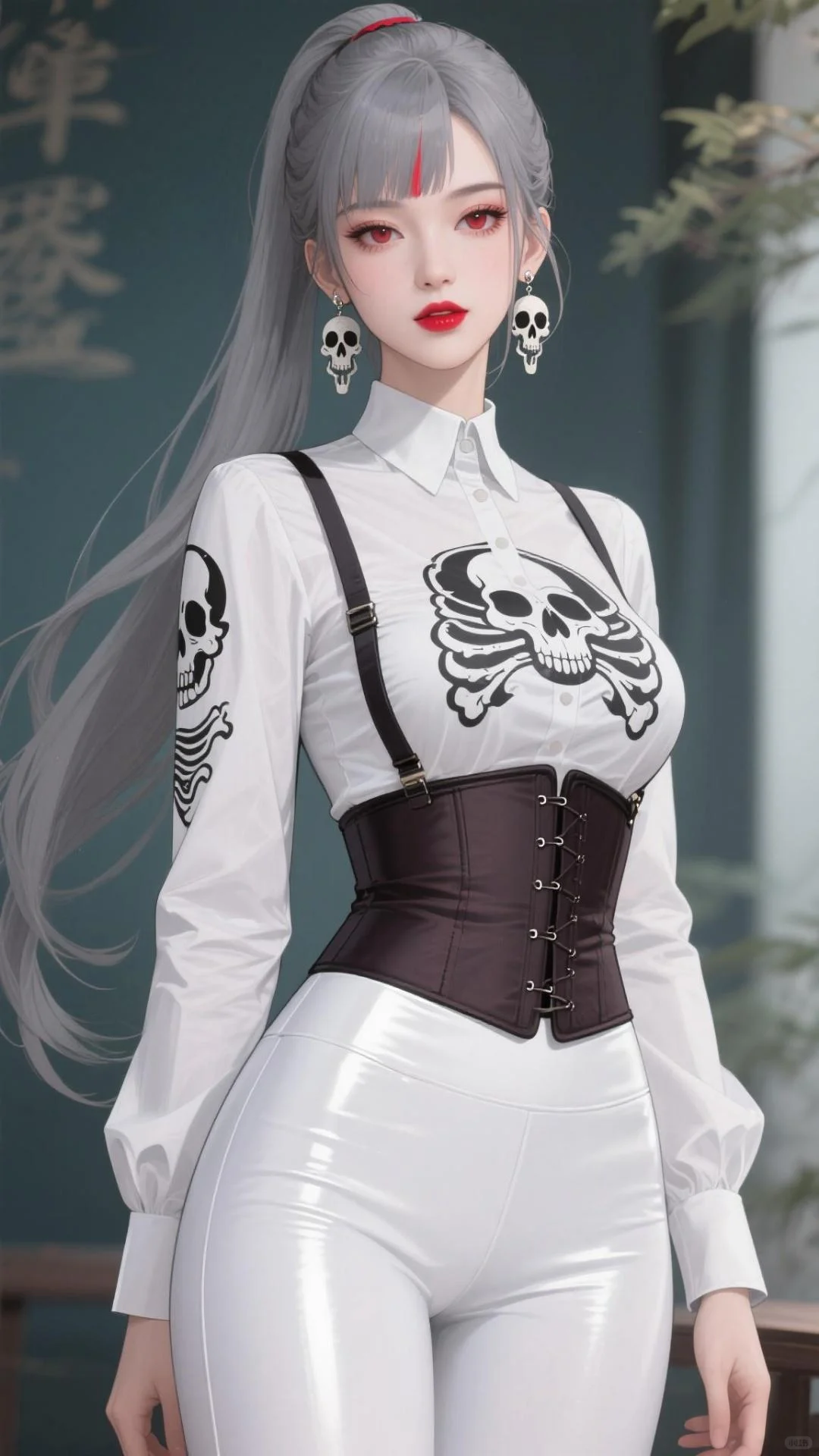 壁纸分享：美女小姐姐的上半身特写