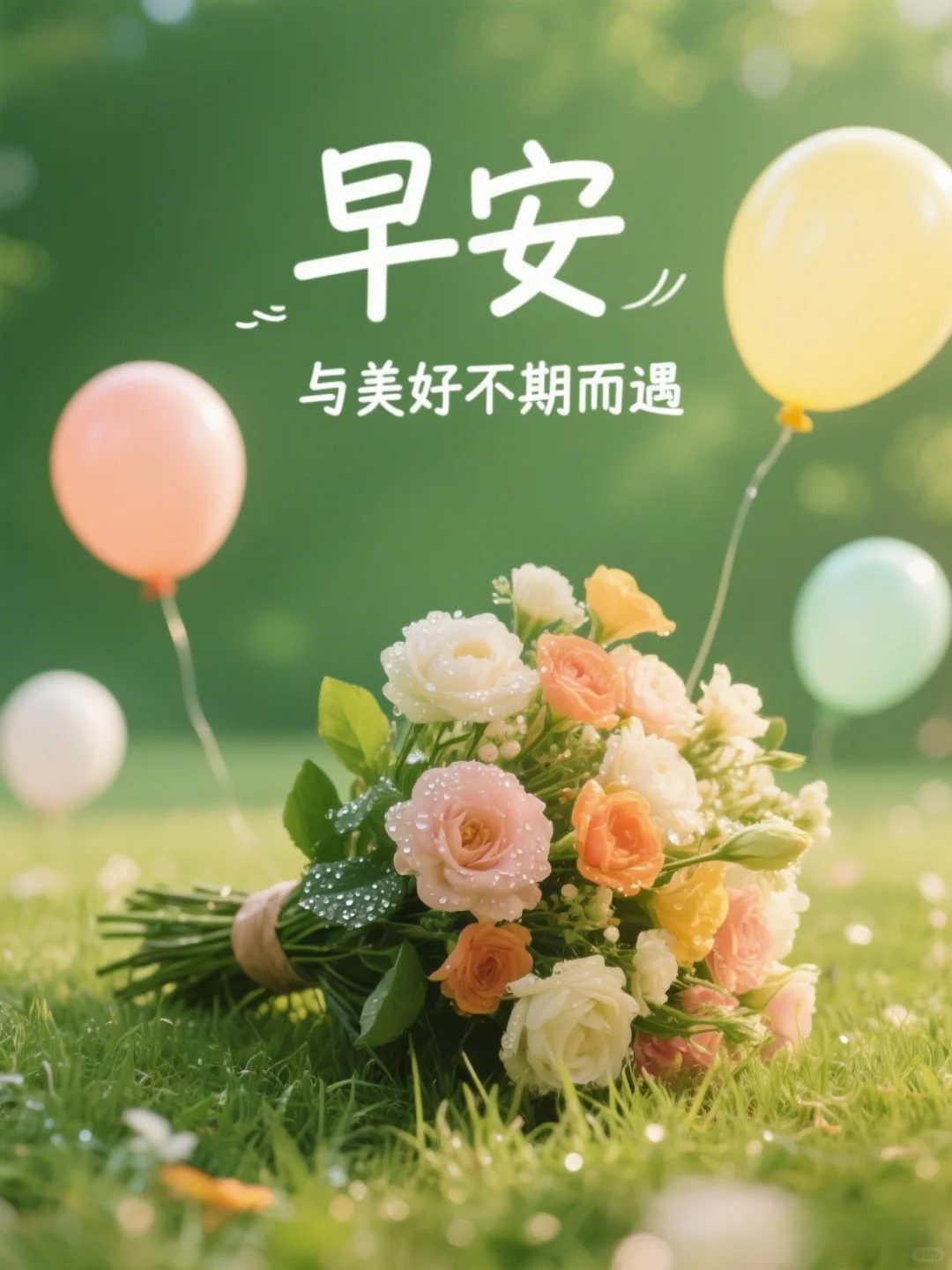 早安图片免费分享，晨光打包了半两清风