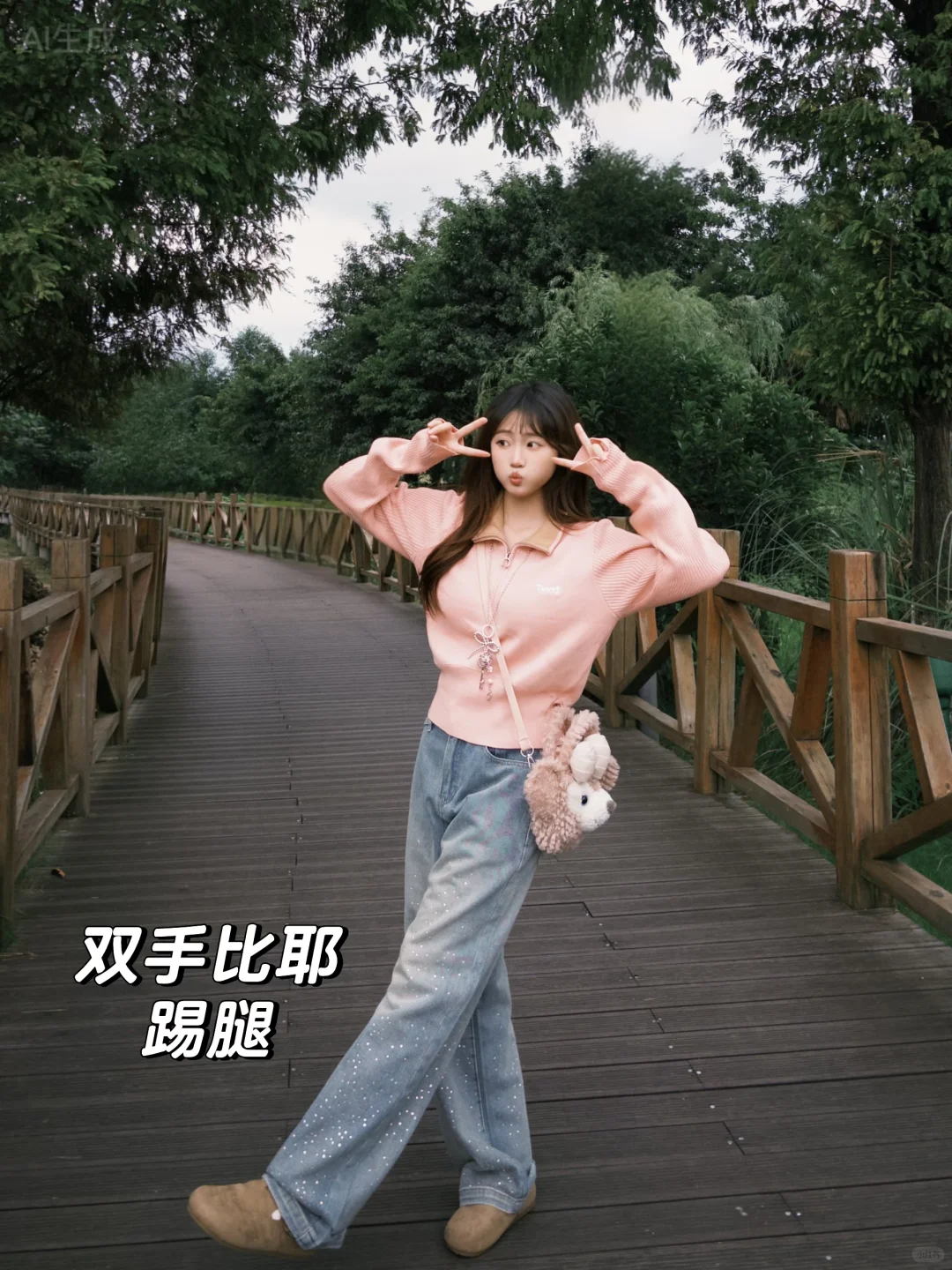 万能活人感生命力拍照姿势码住！谁拍谁好看！