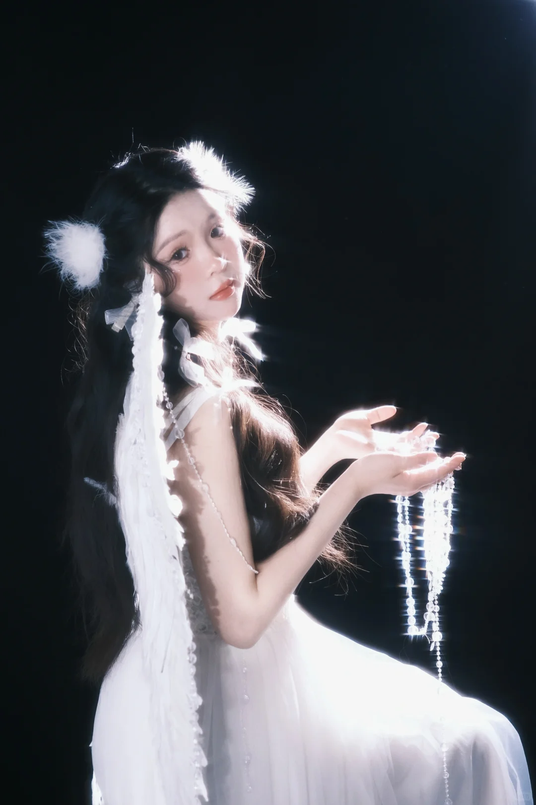 拍到天使啦，真的在发光！