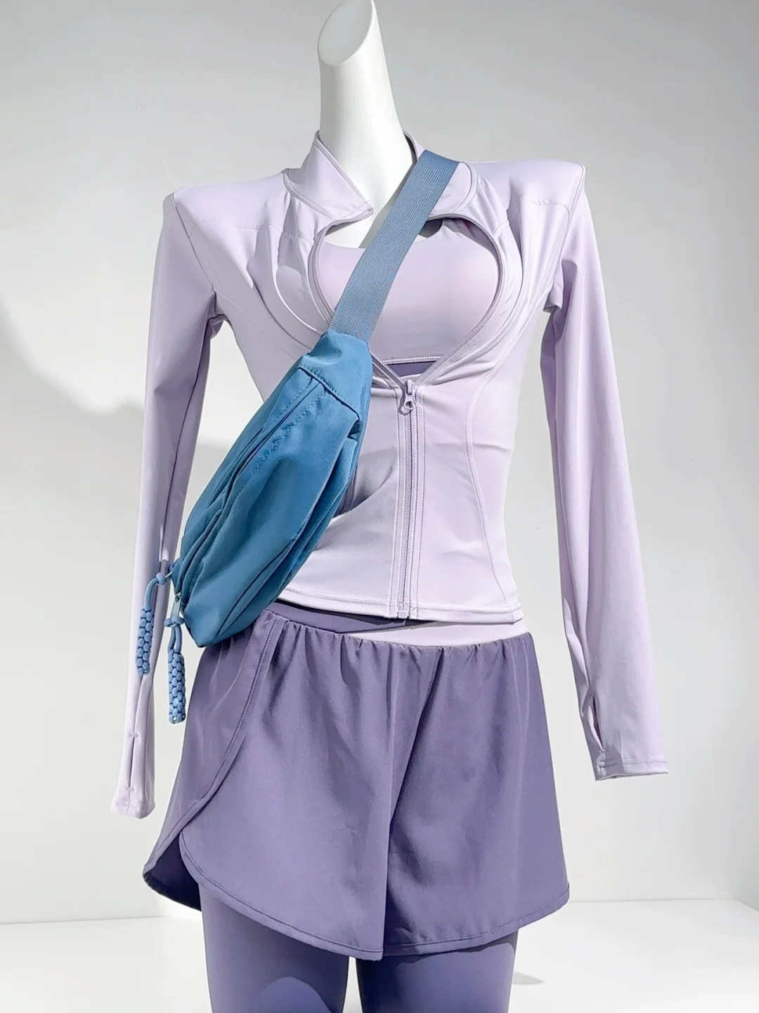 适合初秋的紫色浪漫🍆运动不露腿福音💰59