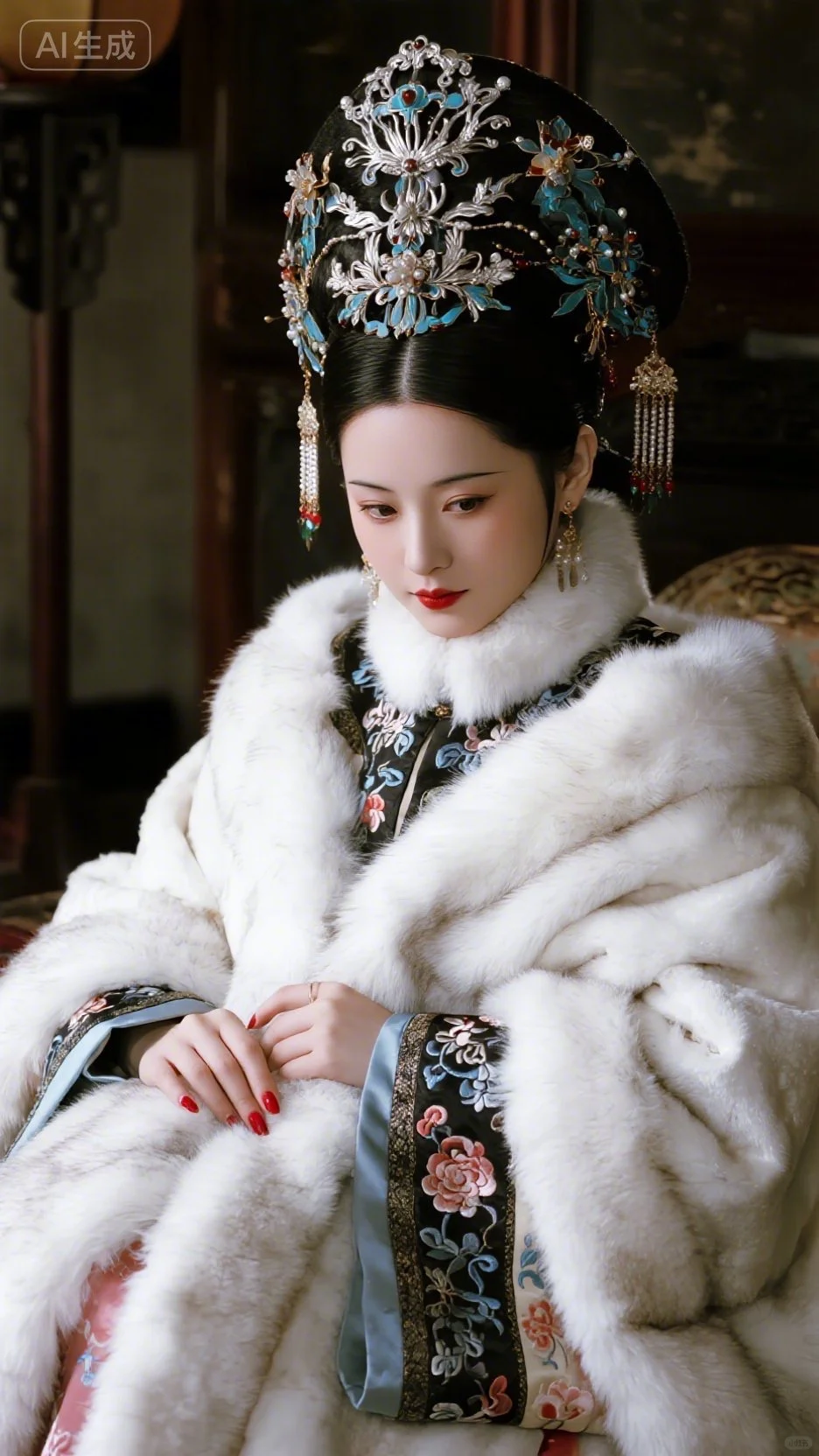 每年进贡的上好皮子都送到贵妃宫里了......