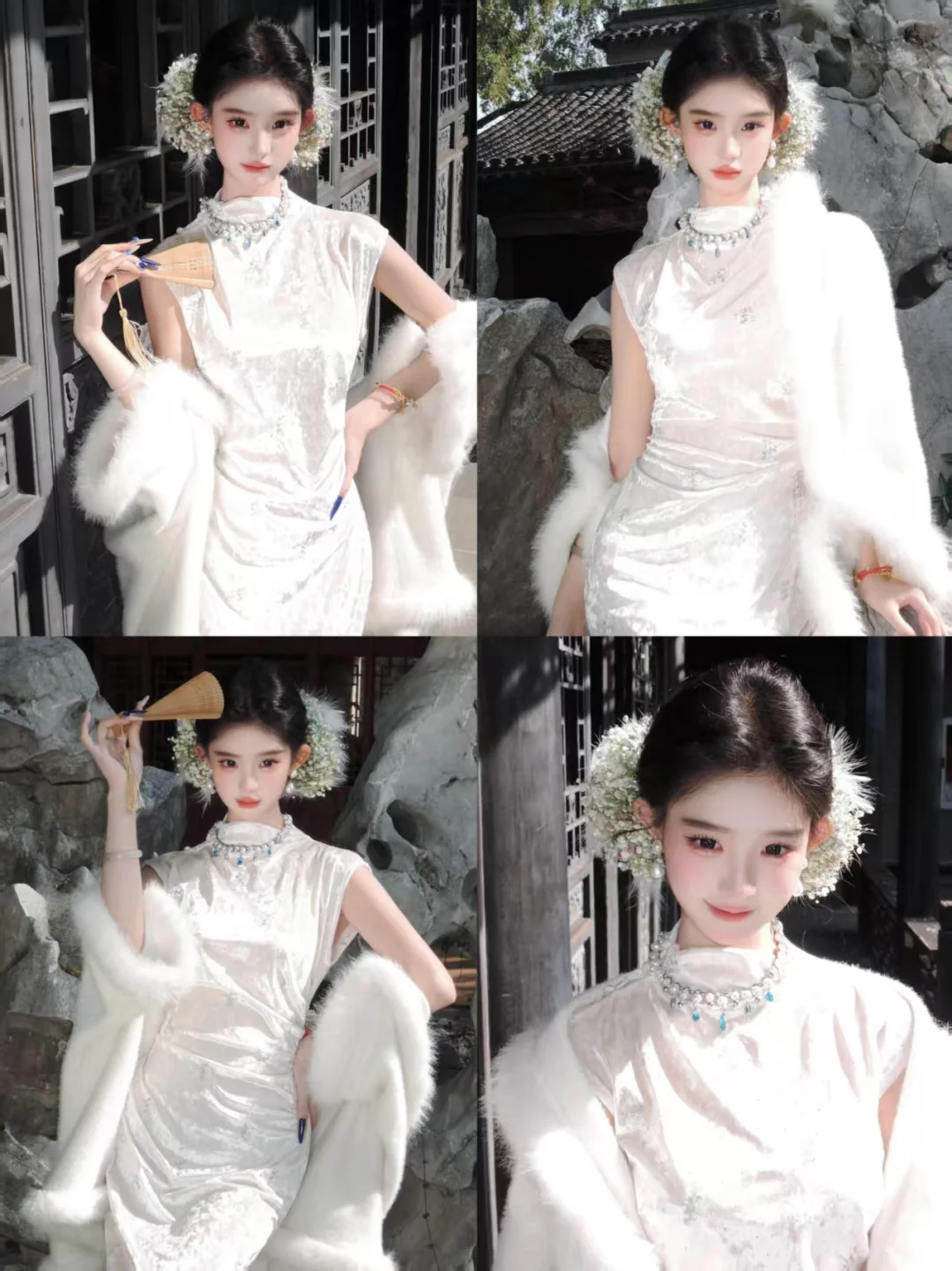 苏州山塘街❗️最出圈9组秋冬旗袍合集🔥