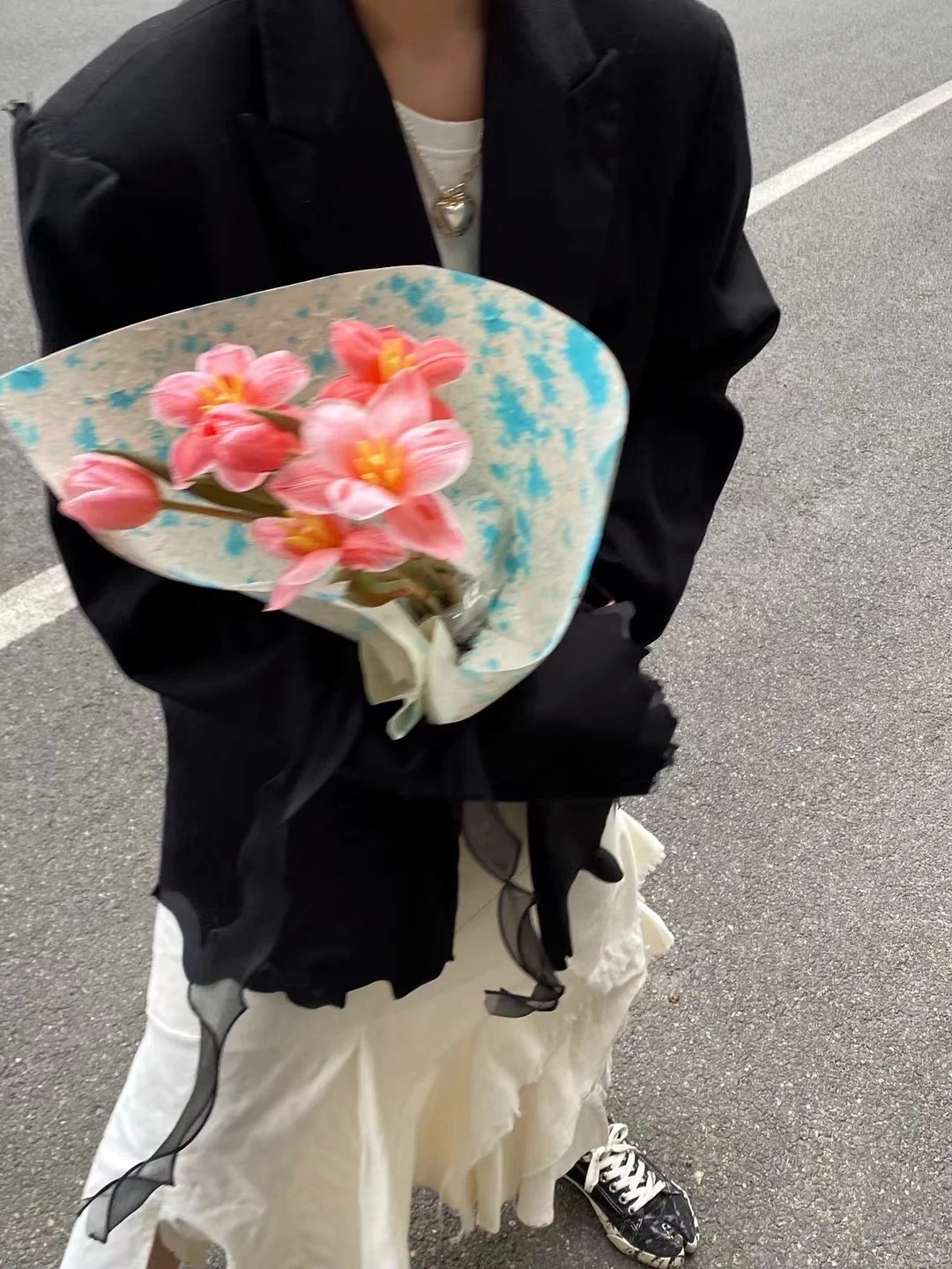 小众、复古、复古、花束、粉色系、小众、复古