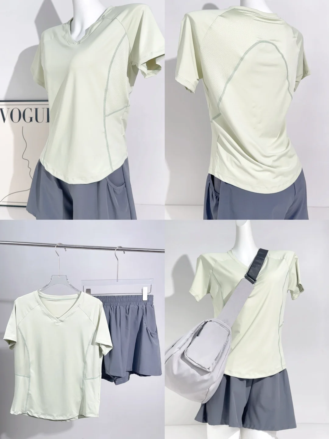 ‼️谁懂！浅蓝运动T的松弛感💙穿一次就爱上～