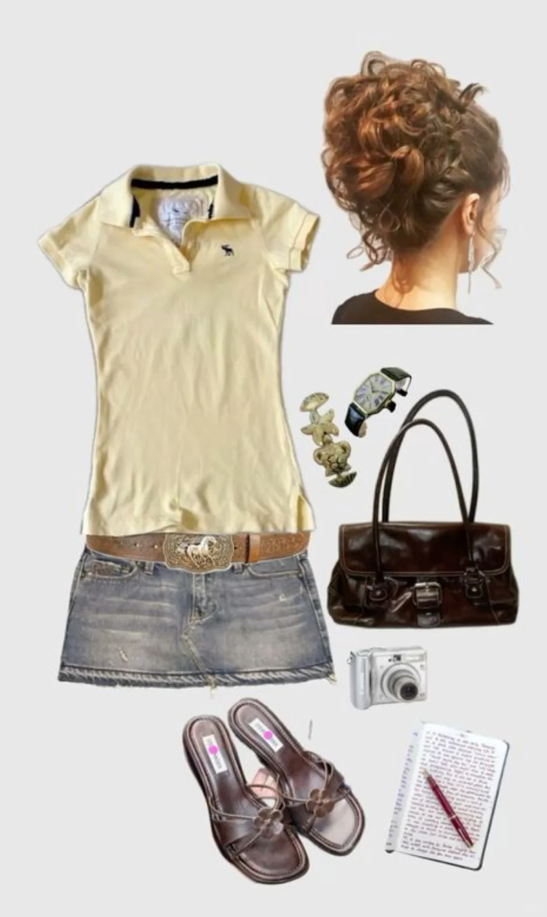 小时候就觉得很时髦的穿搭