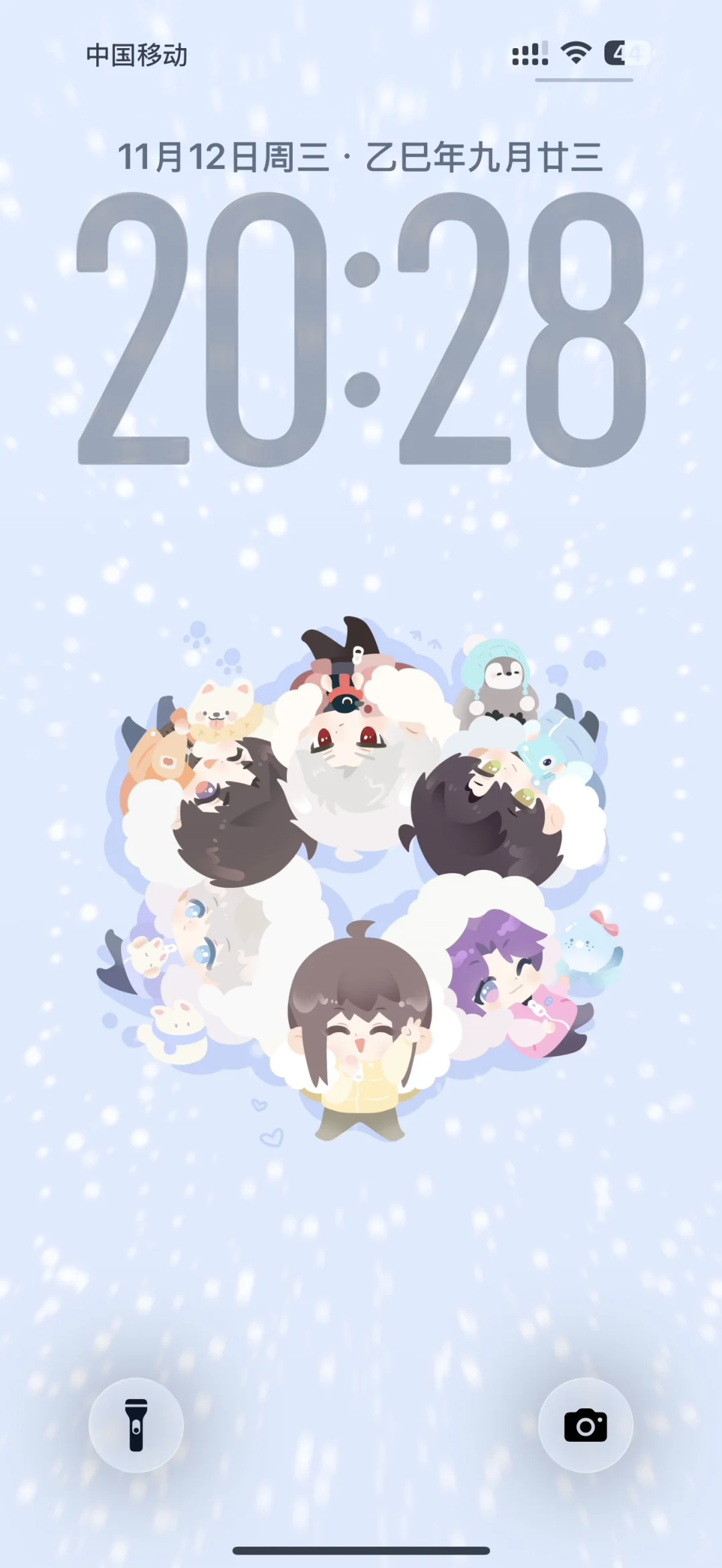 冬日壁纸⭐🍐🐟🚗🍎