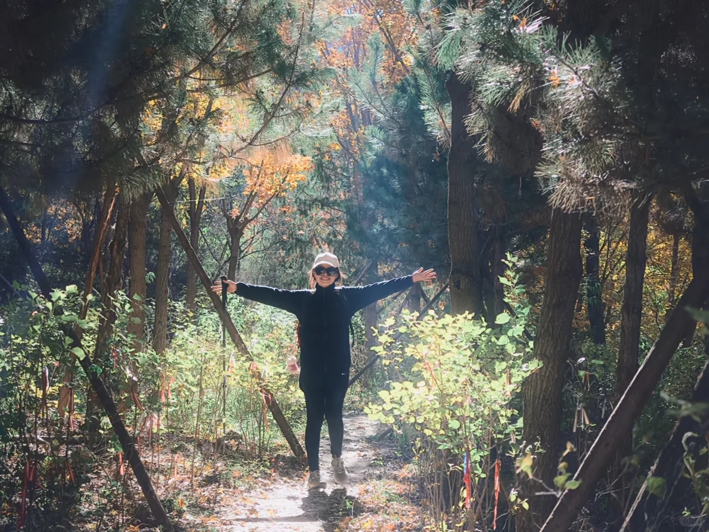 工科女研首次体验徒步就爱上了