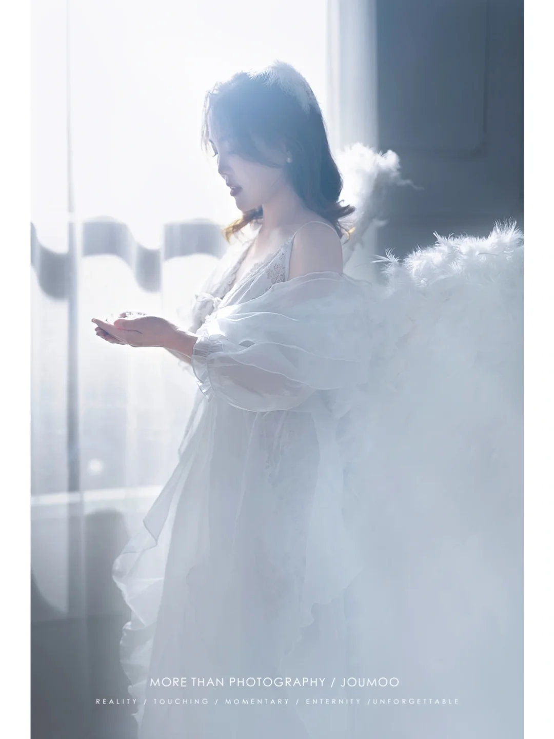 拍了超仙的天使写真，选哪个做封面呢