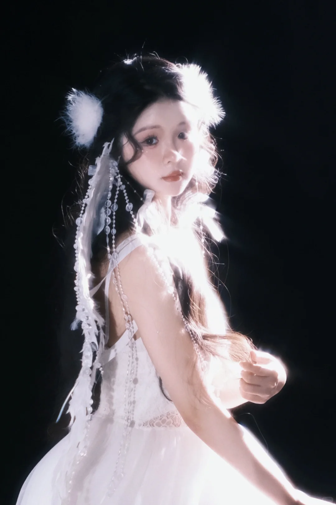 拍到天使啦，真的在发光！