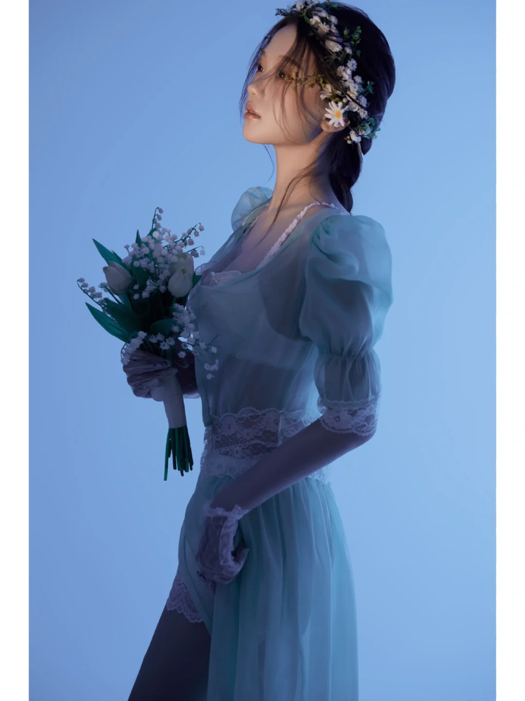 朦胧中的小性感🦋少女私房写真