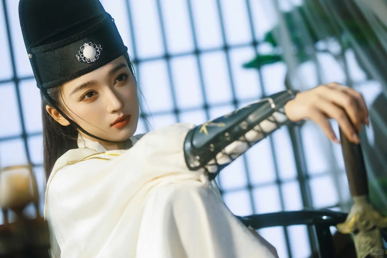 文可执笔书墨香，武能仗剑走江湖｜汉服写真