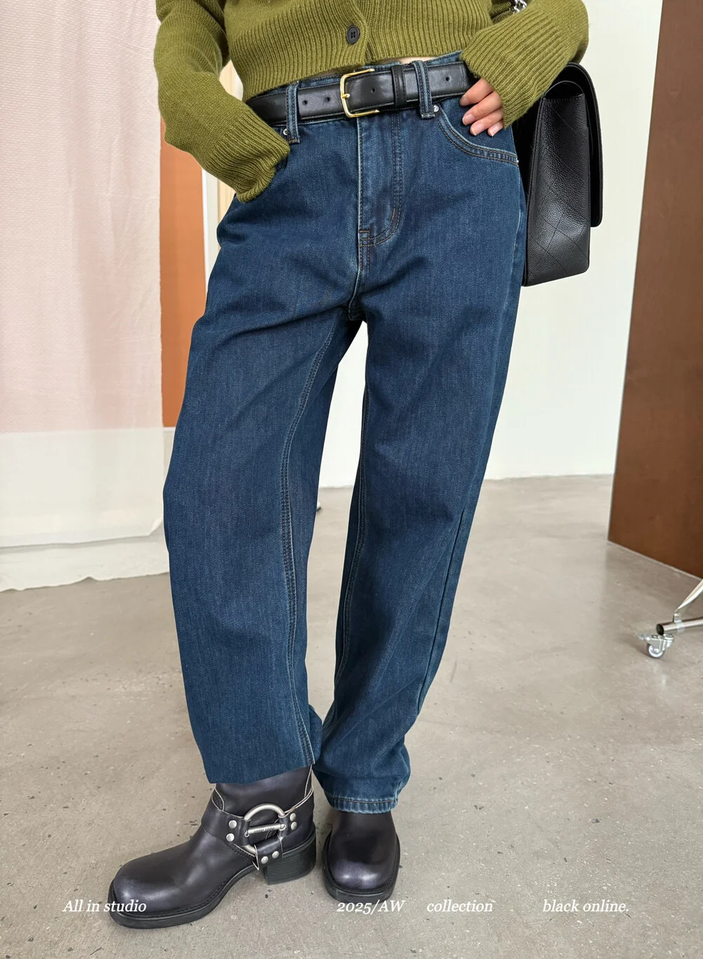 今天穿的又韓又高级🫒复古绿毛衣