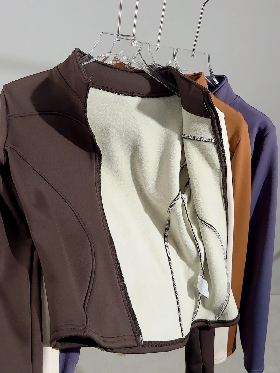 秋冬运动穿搭刚需！39元加厚绒瑜伽外套太绝