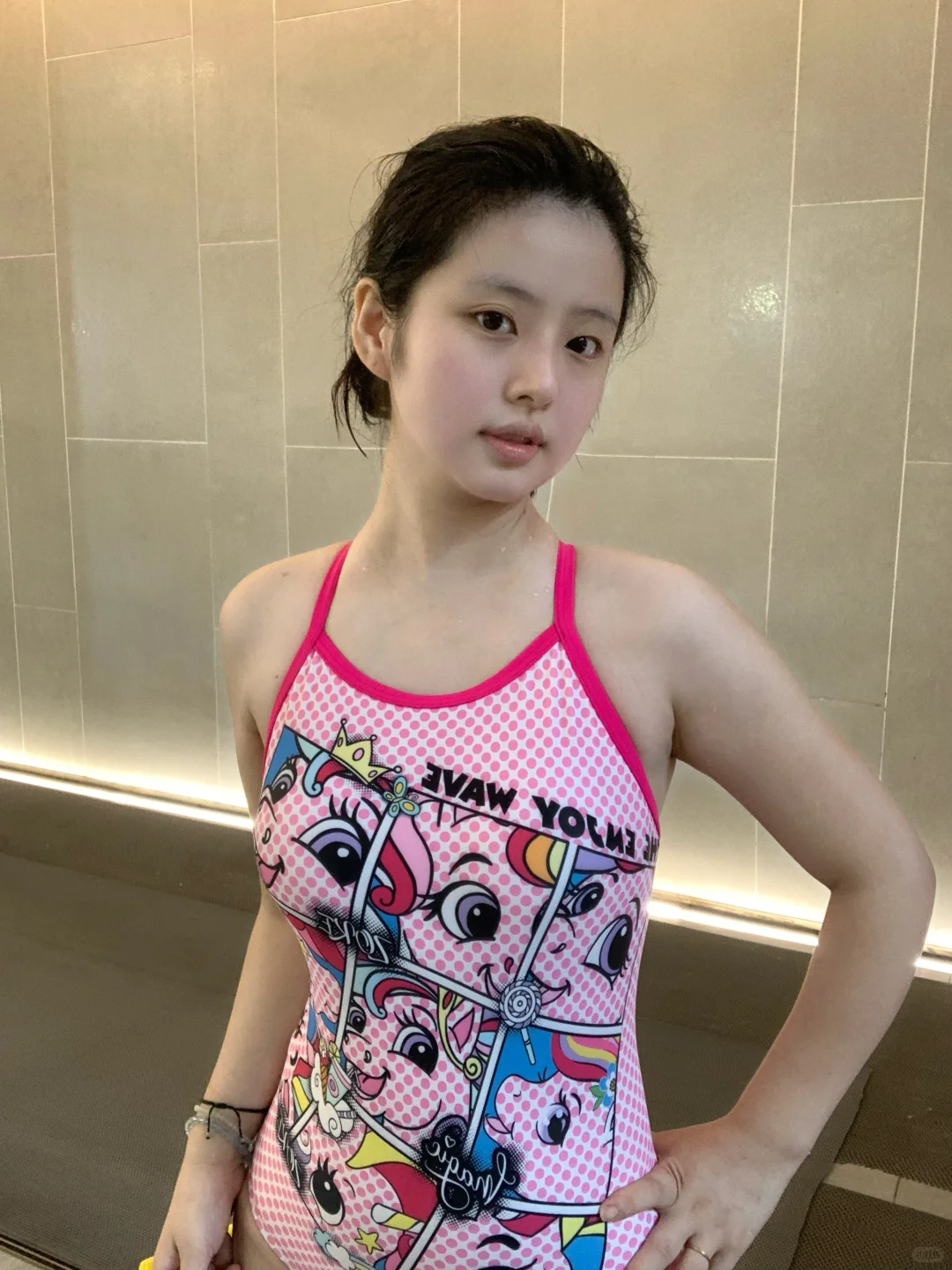 又去游泳啦🩵一个人独享泳池