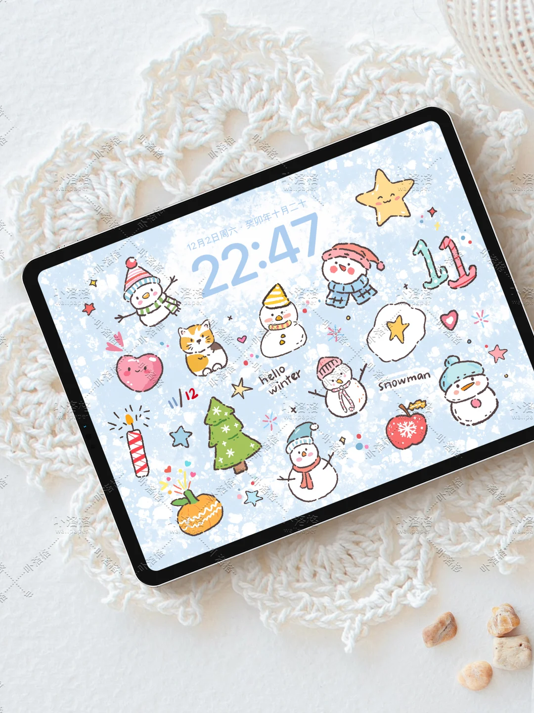 冬日可爱｜iPad壁纸✨⛄️