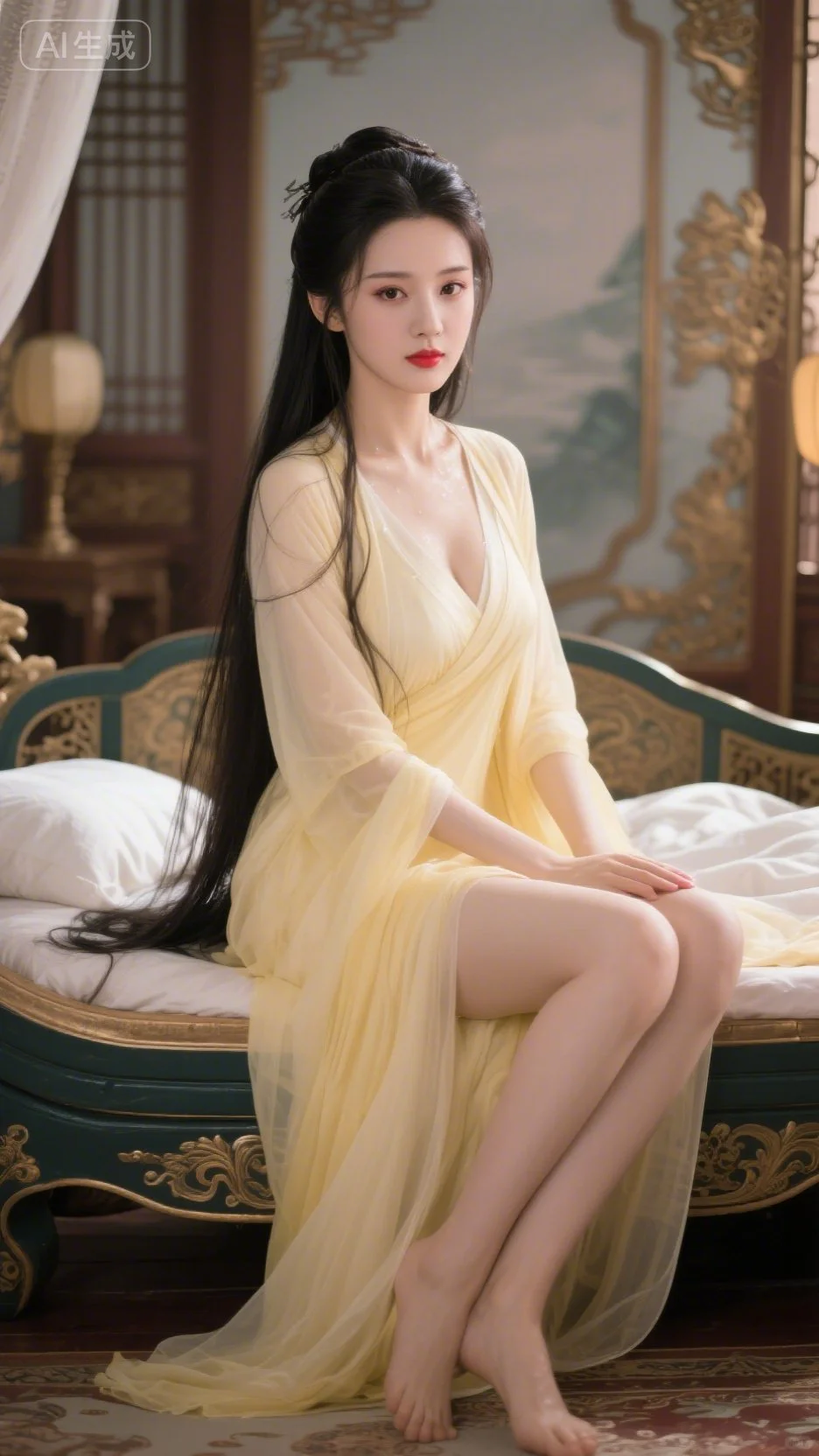 创意摄影，贵妃出浴