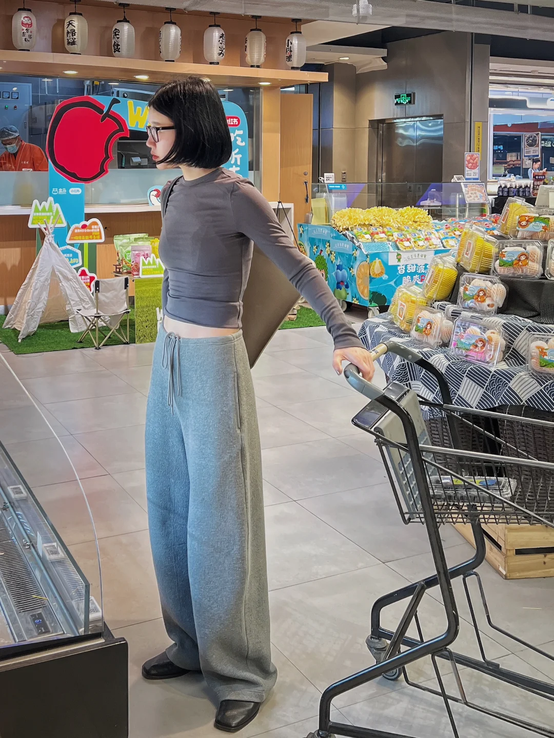 我爱的卫裤穿搭18图