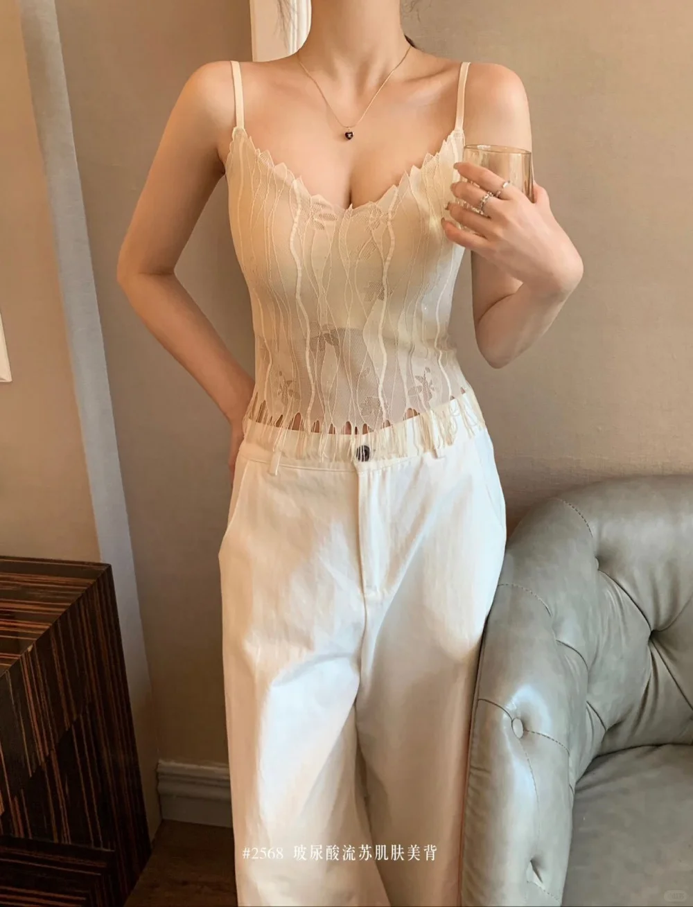 这款流苏蕾丝美背内衣太绝了💖