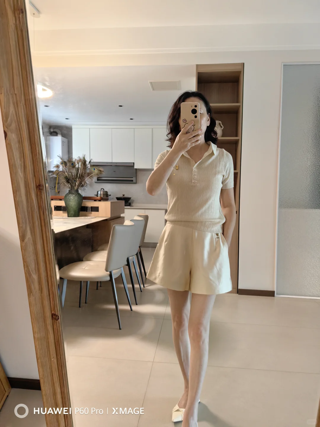 50+穿搭！🌿谁说通勤不能穿短裤？