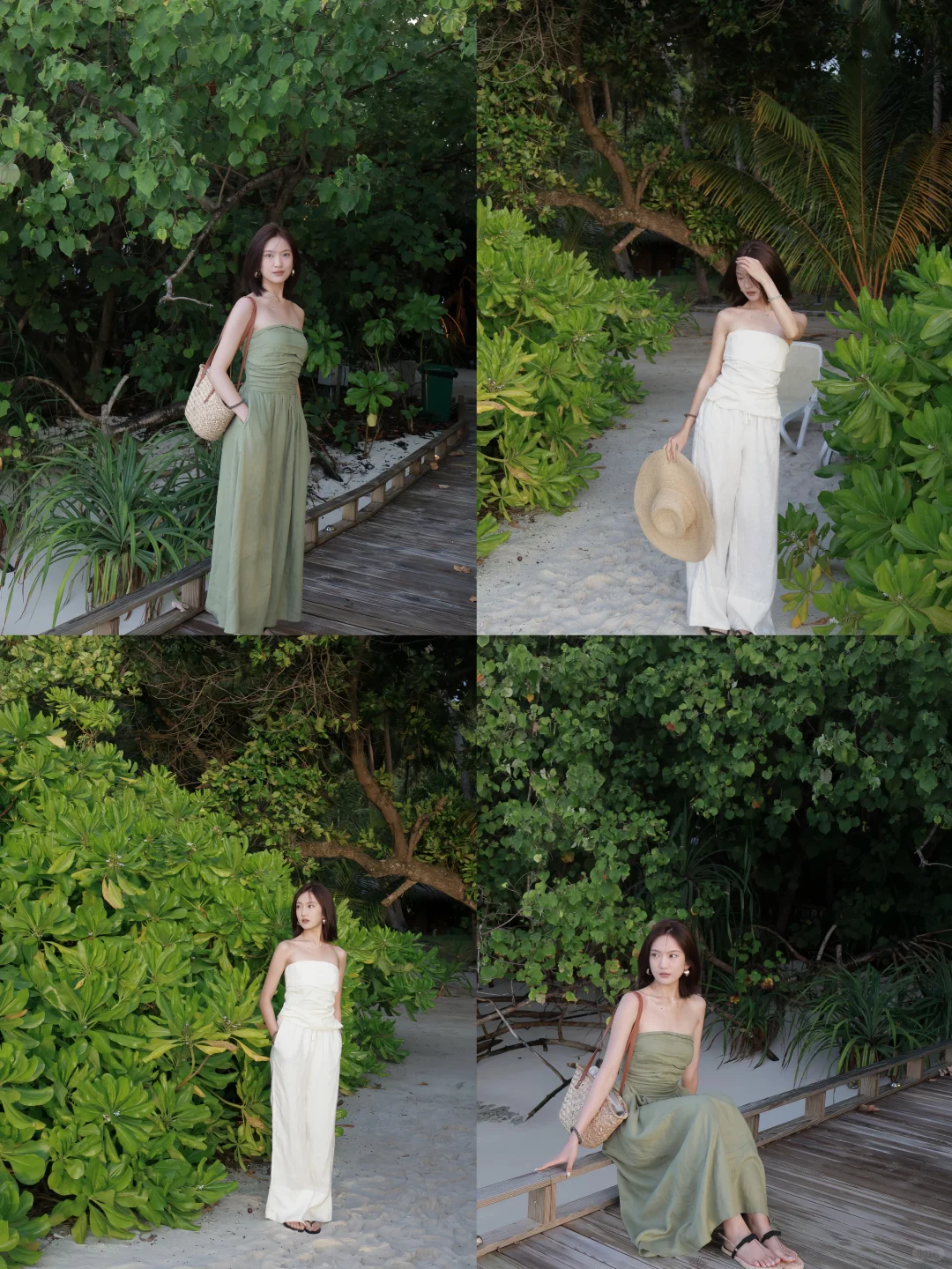 一些松弛的海岛穿搭