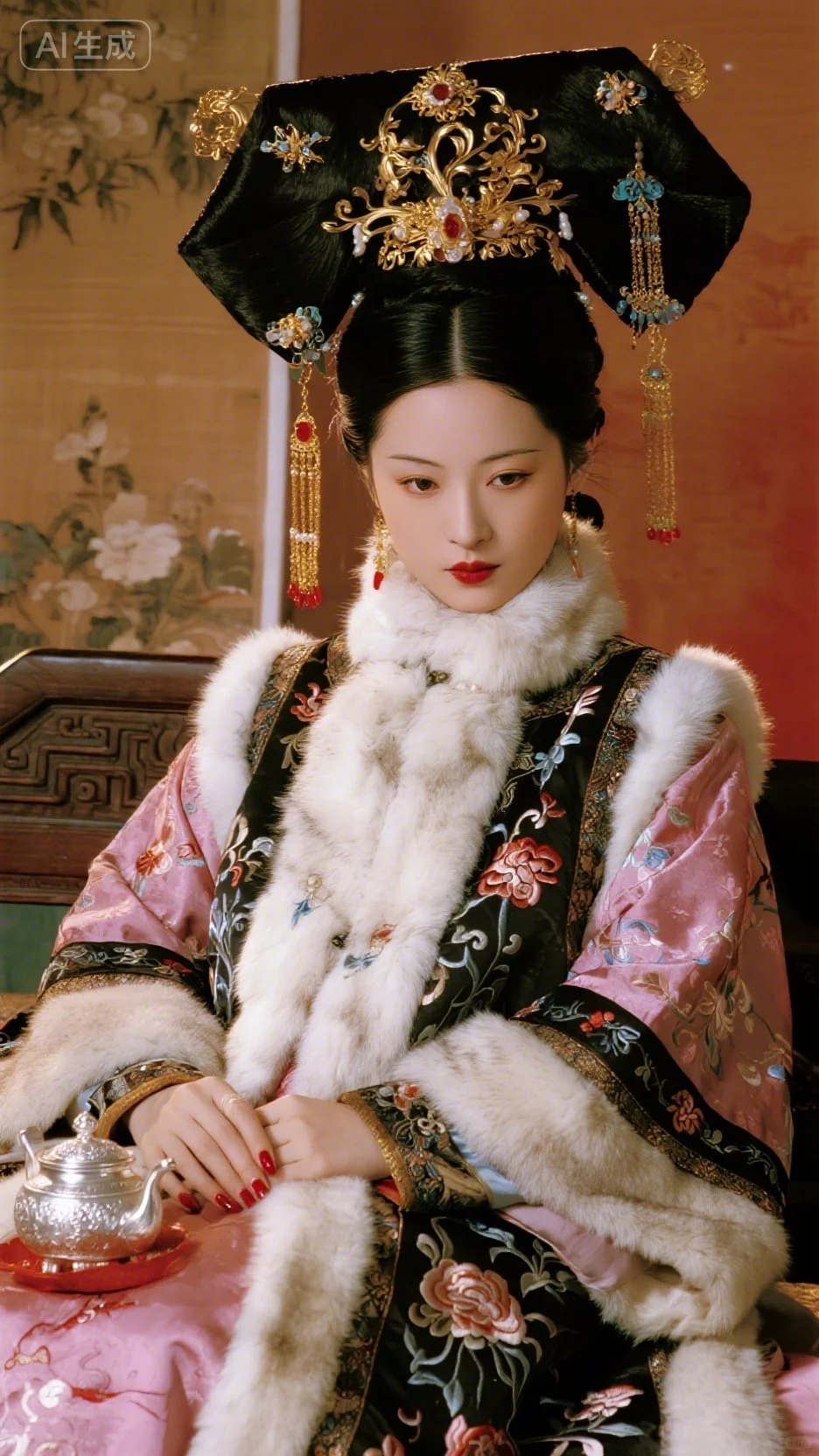 每年进贡的上好皮子都送到贵妃宫里了......