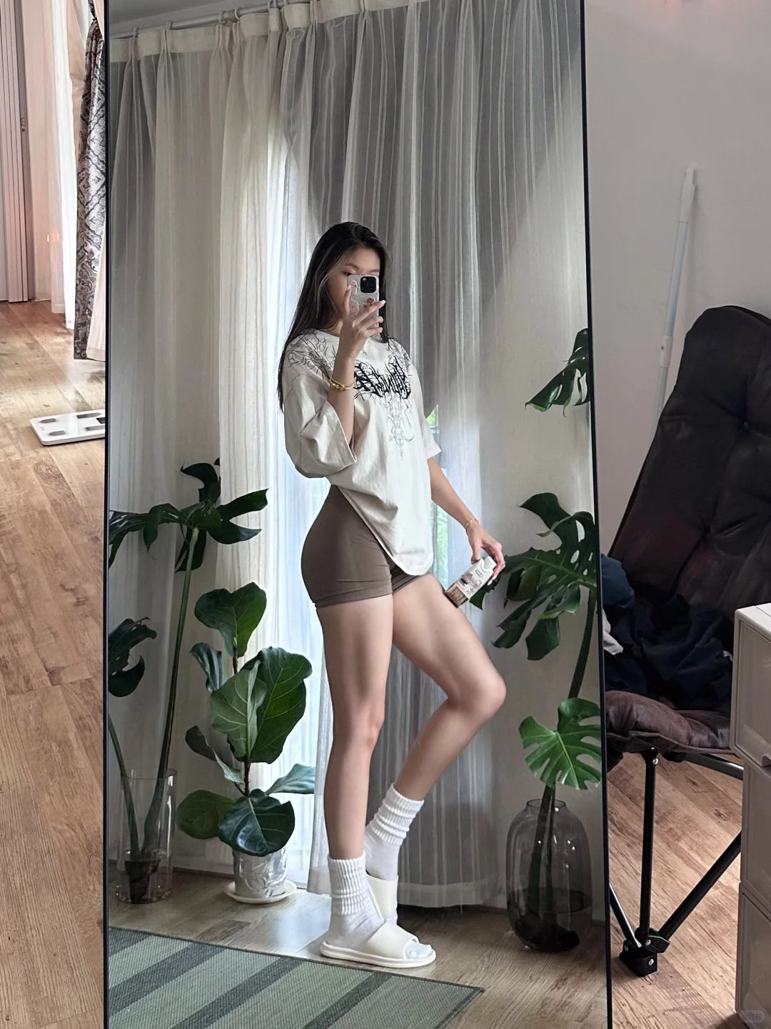 我爱健身后的腿部线条！（live