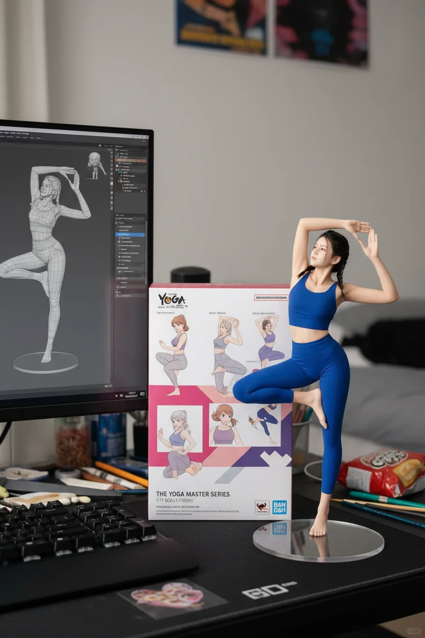 好看的体式就是练习的动力