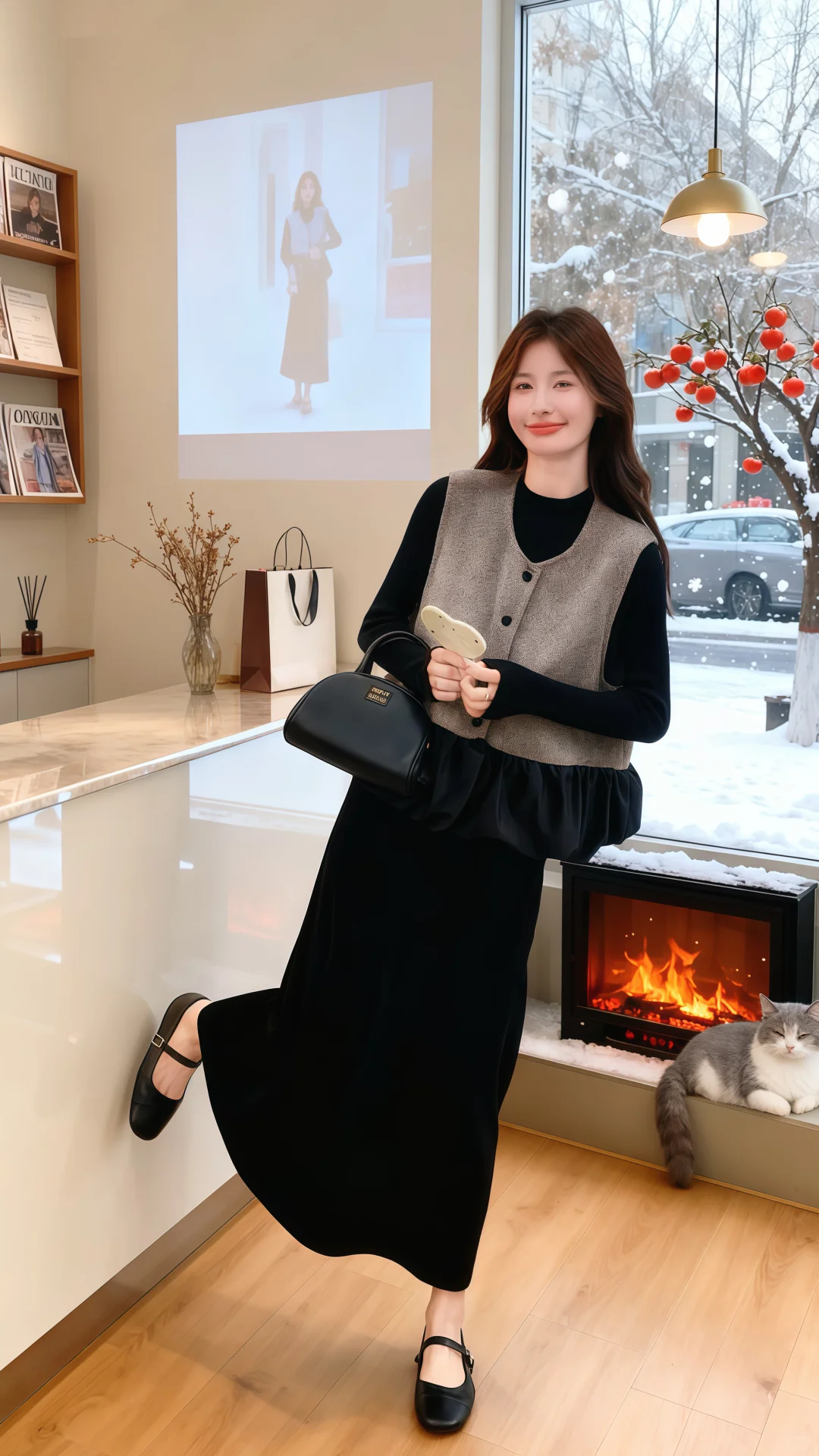 秋冬氛围感穿搭🍂、好喜欢我的新衣服～