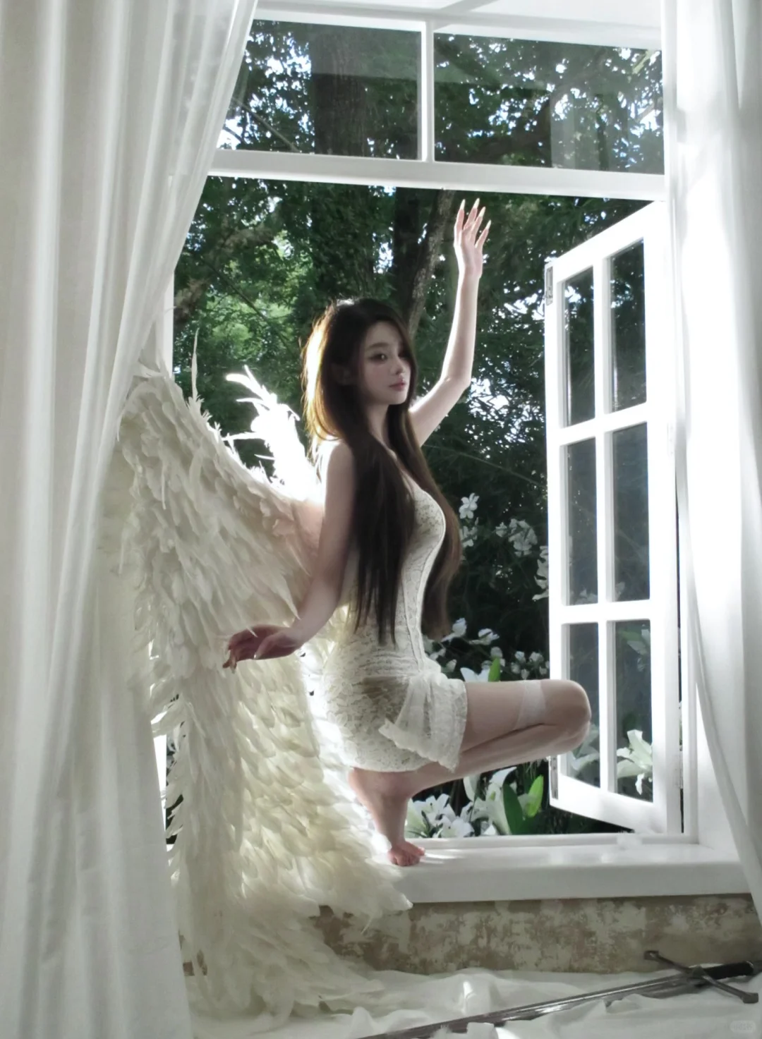 天使降临人间、纯欲天花板！